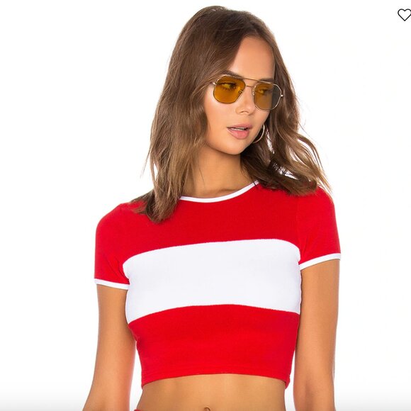 Alexis Terry Crop Tee Bond Eye - Picture 2 of 4